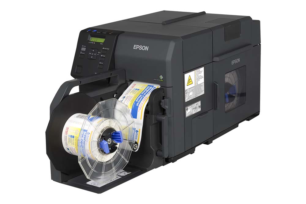 Полноцветный принтер Epson ColorWorks C7500G с внешним подмотчиком
